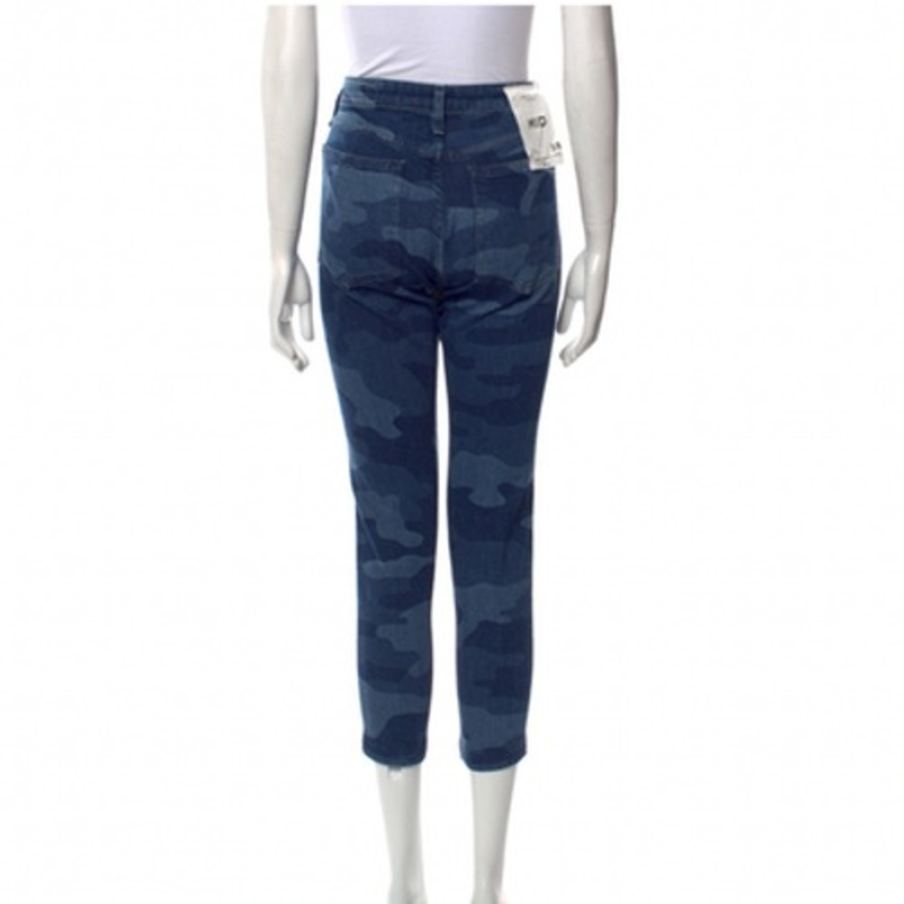 Rag & Bone Cate Mid Rise Ankle Skinny Jeans Women's Size 28 Blue Camo - Picture 12 of 16